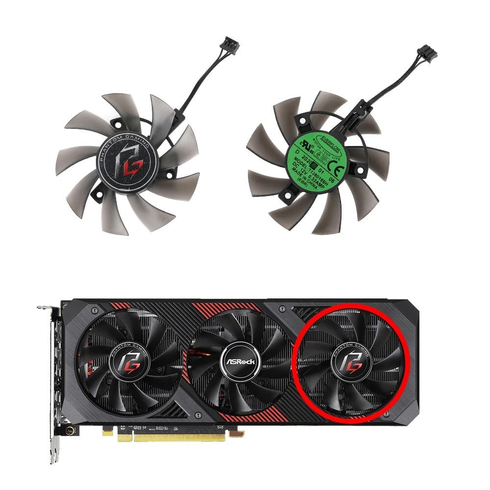 ASROCK AMD Radeon RX 5600 XT Phantom Gaming D3 6G OC Fan Replacement