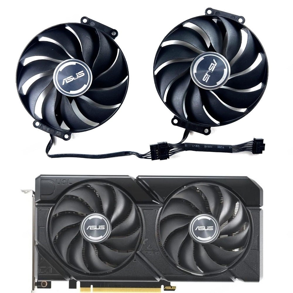 ASUS Dual GeForce RTX 4060, 4060Ti, 4070, 4070 SUPER GPU Fan Replacement