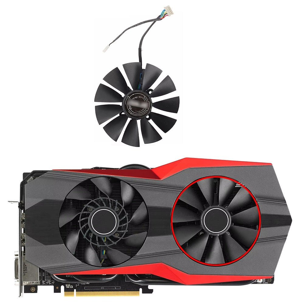 ASUS R9 280 280X 290 290X 390 390X GTX 780 780Ti 970 980 GPU Fan Replacement