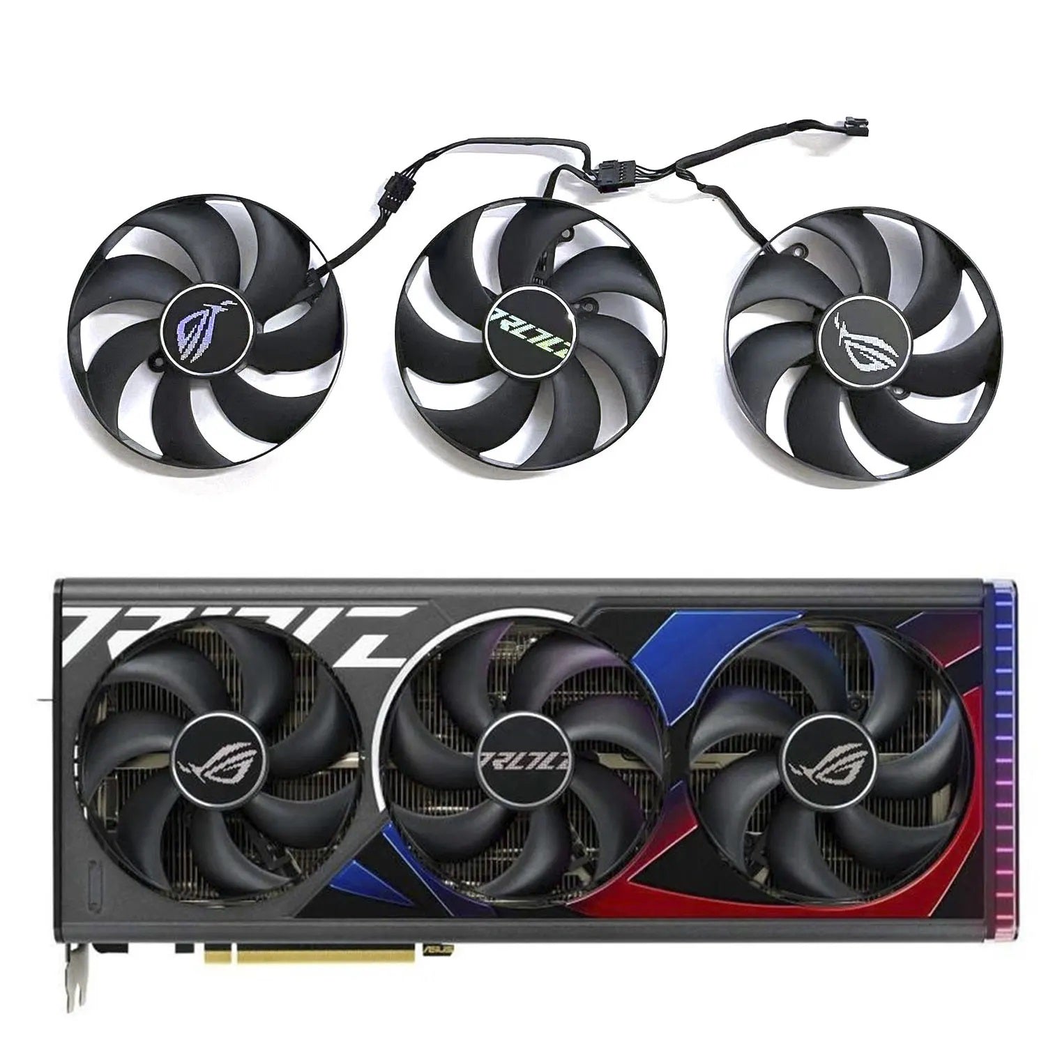 ASUS ROG STRIX GeForce RTX 4080, 4080 SUPER, 4090 GPU Fan Replacement