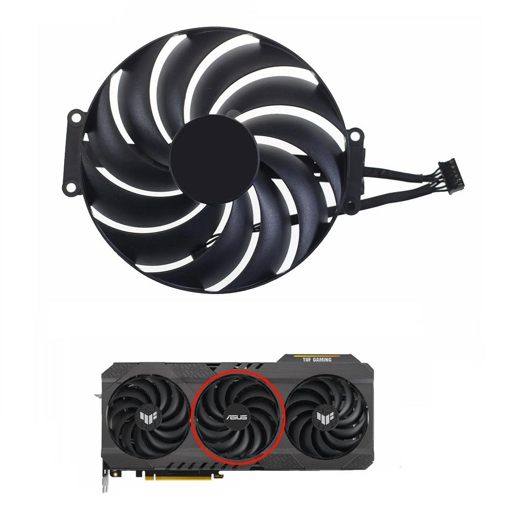 ASUS TUF Gaming Radeon RX 7700 XT, 7800 XT, 7900 OC GPU Fan Replacement