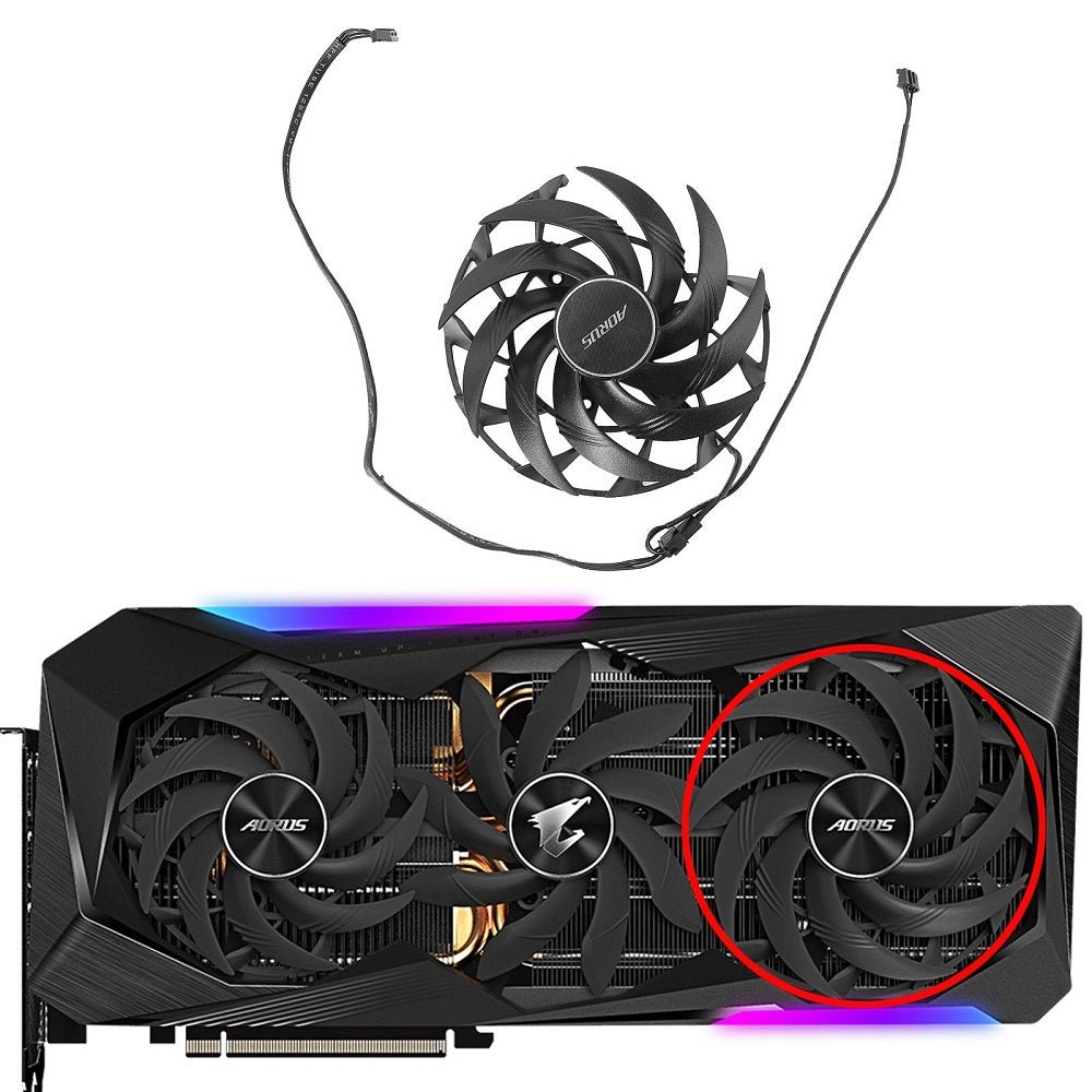 Gigabyte AORUS GeForce RTX 3070 Ti, 3080, 3080 Ti, 3090 MASTER / XTREME GPU Fan Replacement