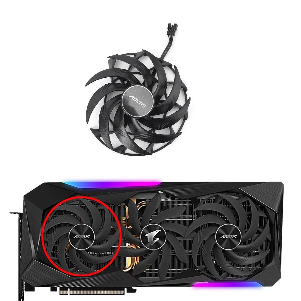 Gigabyte AORUS GeForce RTX 3070 Ti, 3080, 3080 Ti, 3090 MASTER / XTREME GPU Fan Replacement