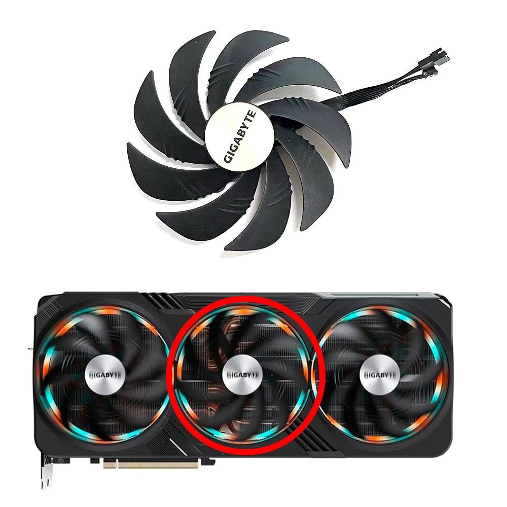 Gigabyte GeForce RTX 4080, 4090 Gaming OC GPU Fan Replacement