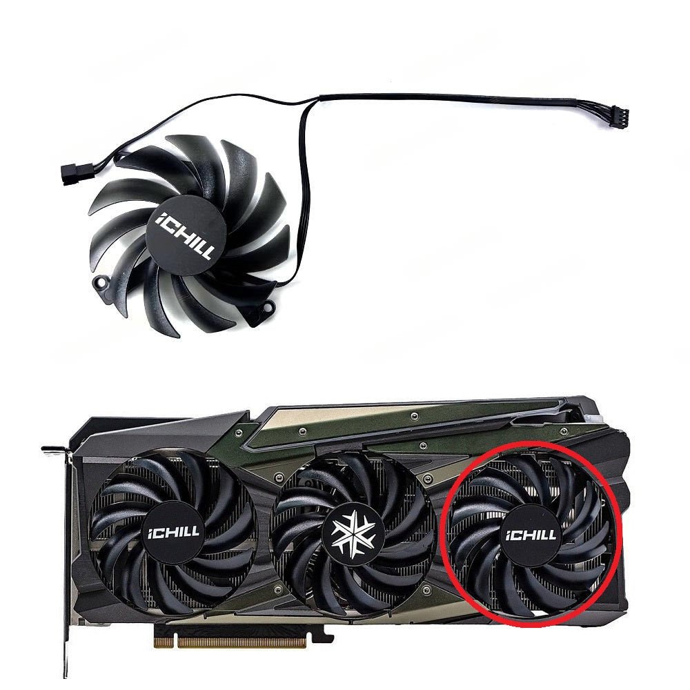 INNO3D GeForce RTX 3080, 3080Ti, 3090 ICHILL X3 / X4 GPU Fan Replacement