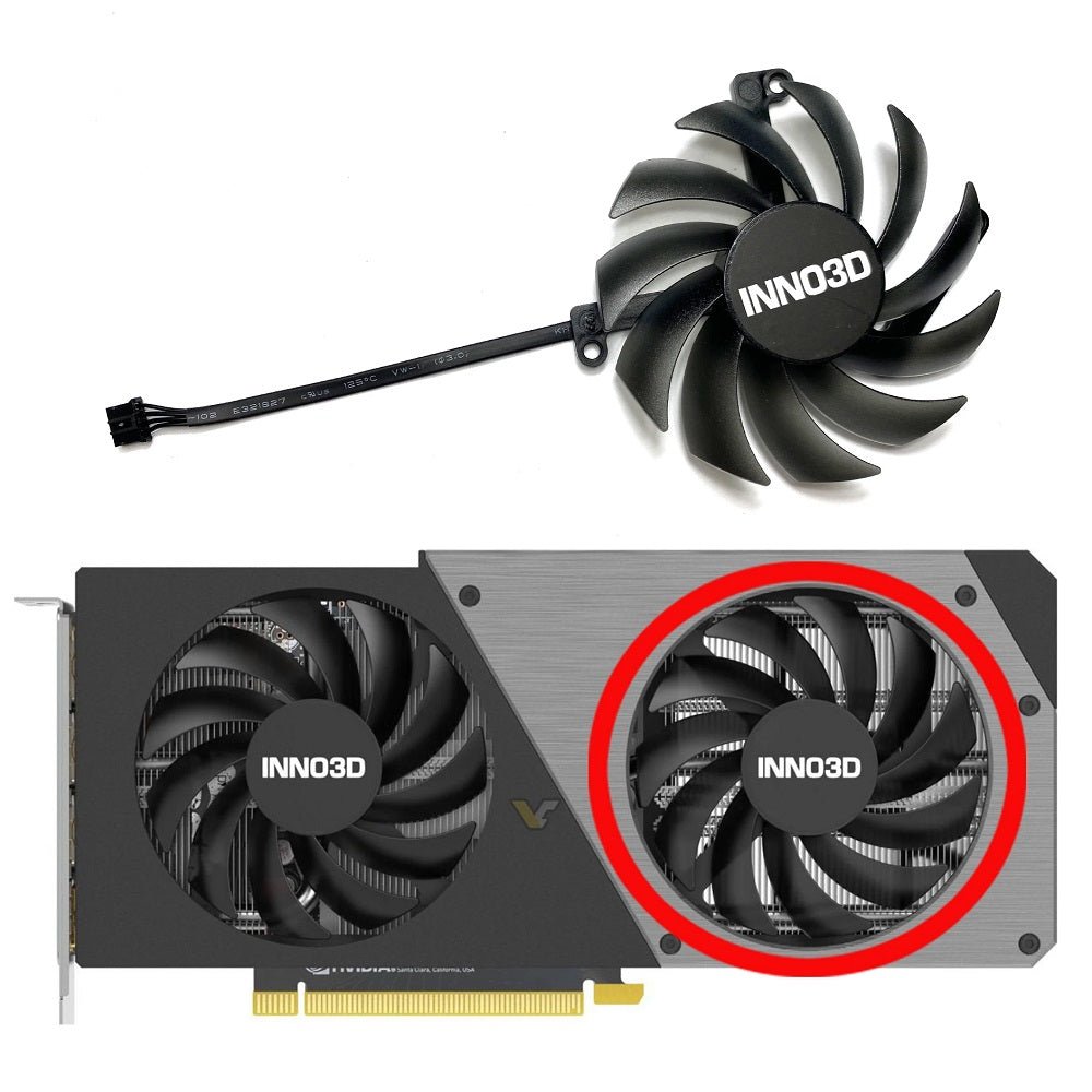 INNO3D GeForce RTX 4070 4070 Super Twin X2 OC GPU Fan Replacement