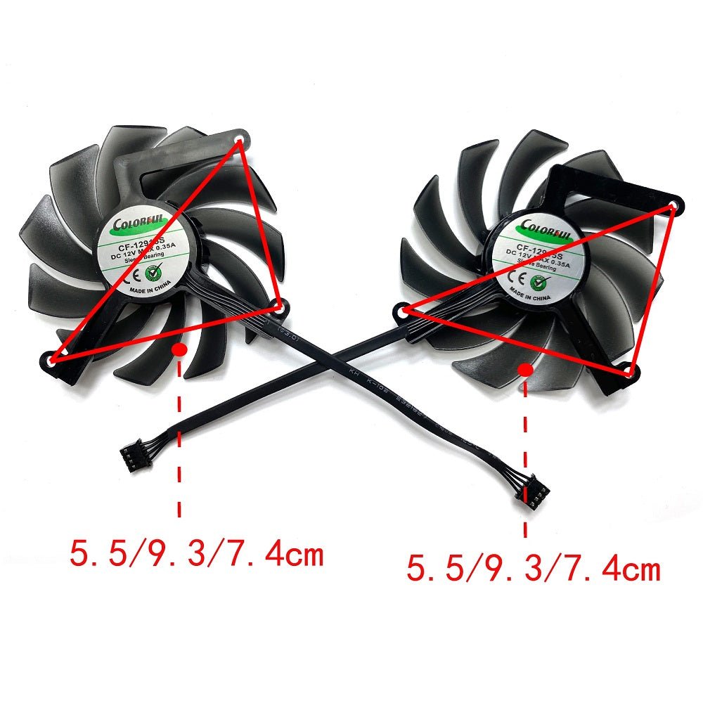 INNO3D GeForce RTX 4070 4070 Super Twin X2 OC GPU Fan Replacement