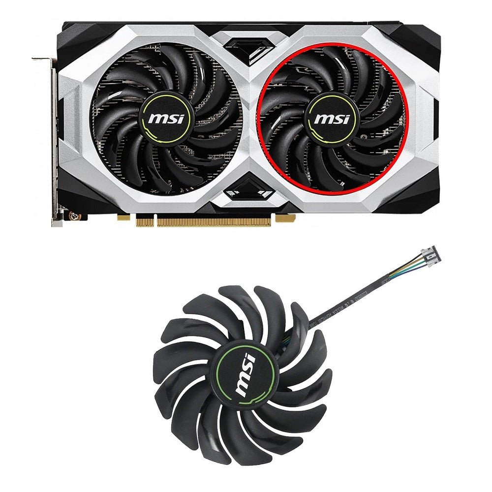 MSI GeForce RTX 2060 2070 2080 SUPER VENTUS Fan Replacement