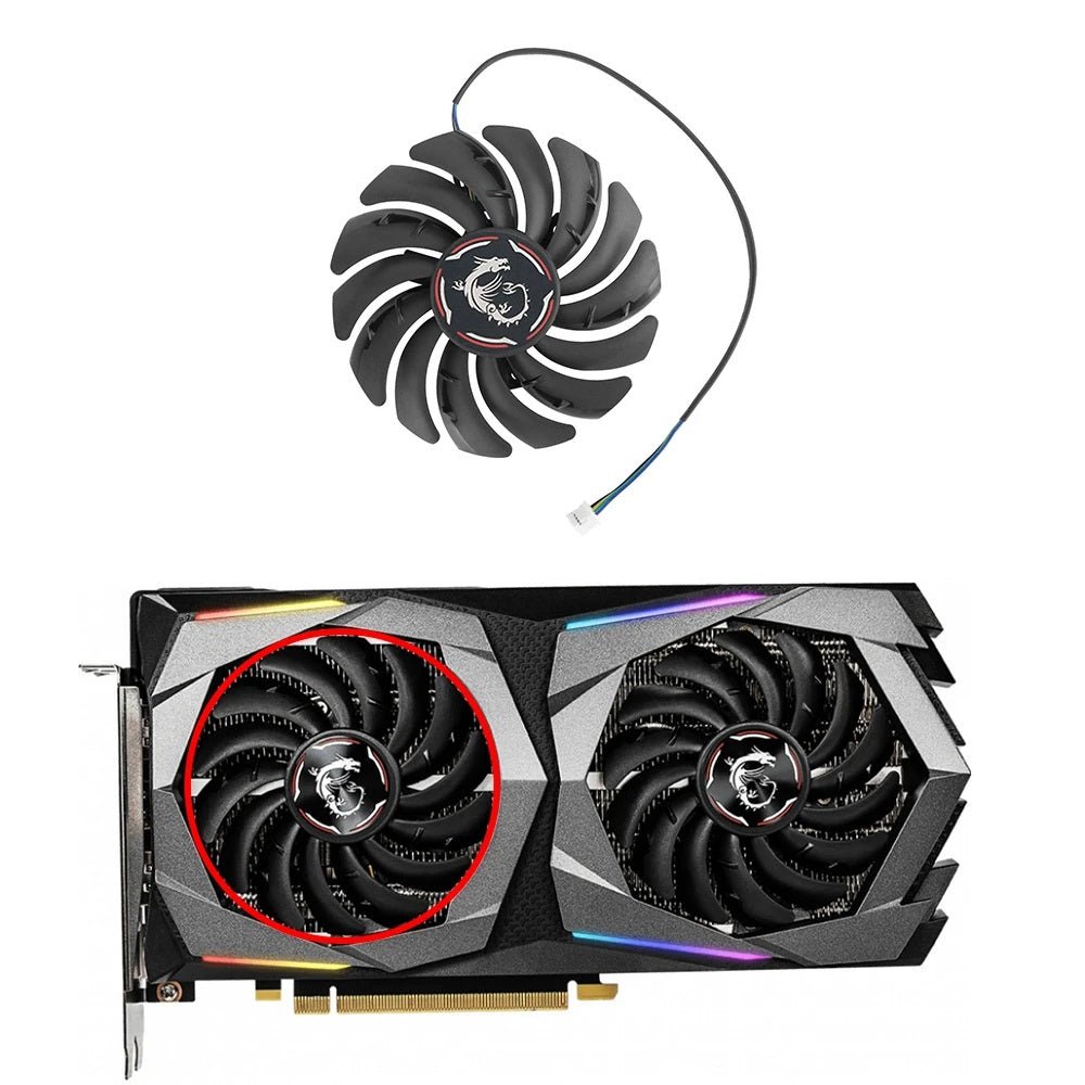 MSI GeForce RTX 2060 Gaming X and Z, 2070 GAMING GP Fan Replacement