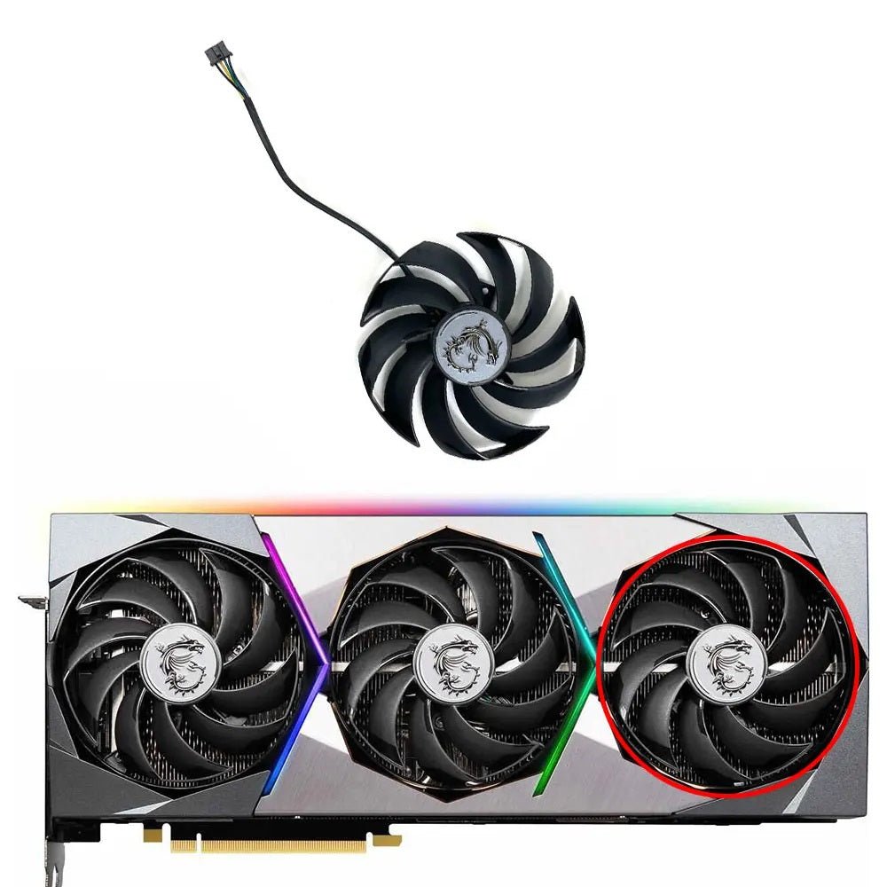 MSI GeForce RTX 3070, 3070Ti SUPRIM GPU Fan Replacement