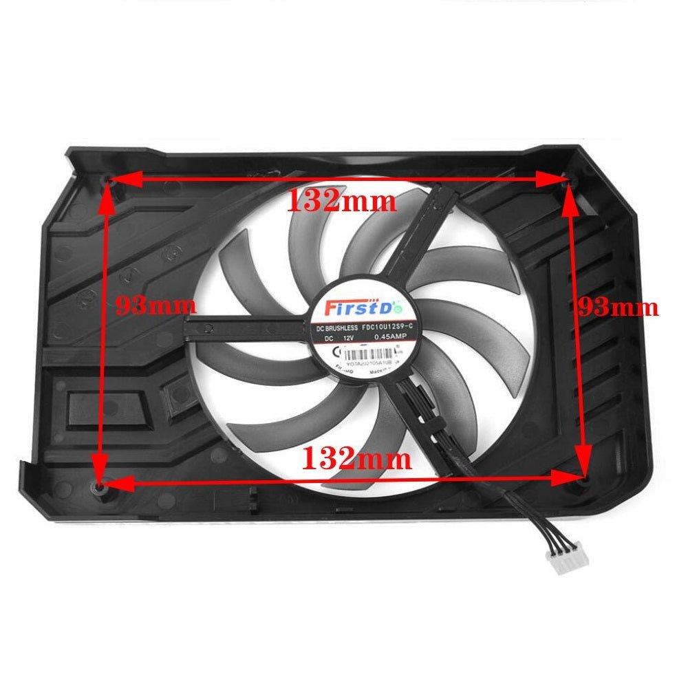 PALIT GTX 1650 1660 2060 StormX Fan Replacement Model: FDC10U12S9 - C