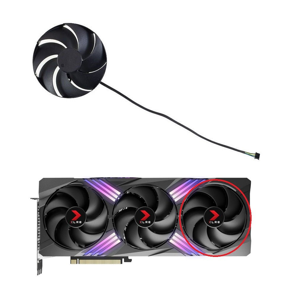 PNY GeForce RTX 4080, 4090 XLR8 Gaming Verto EPIC - X GPU Fan Replacement