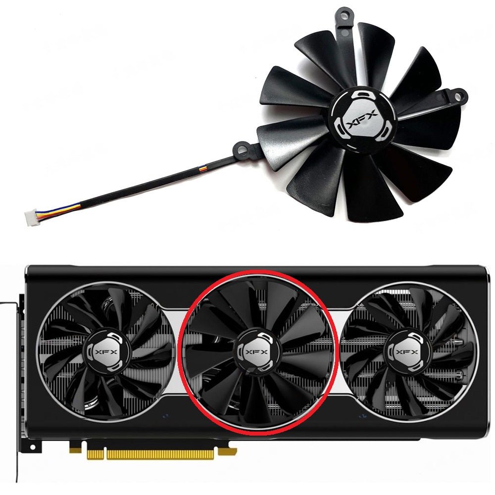 XFX Radeon RX 5700 XT THICC III Ultra Fan Replacement