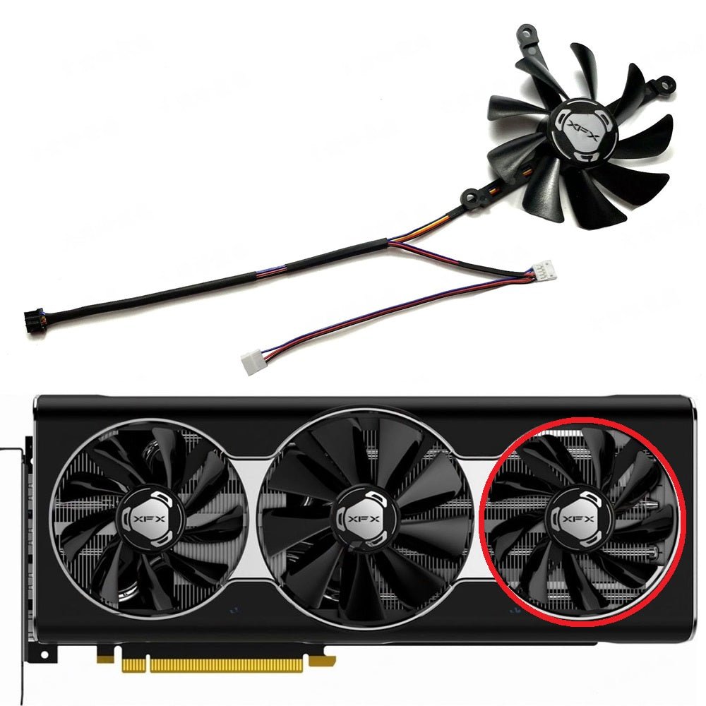 XFX Radeon RX 5700 XT THICC III Ultra Fan Replacement