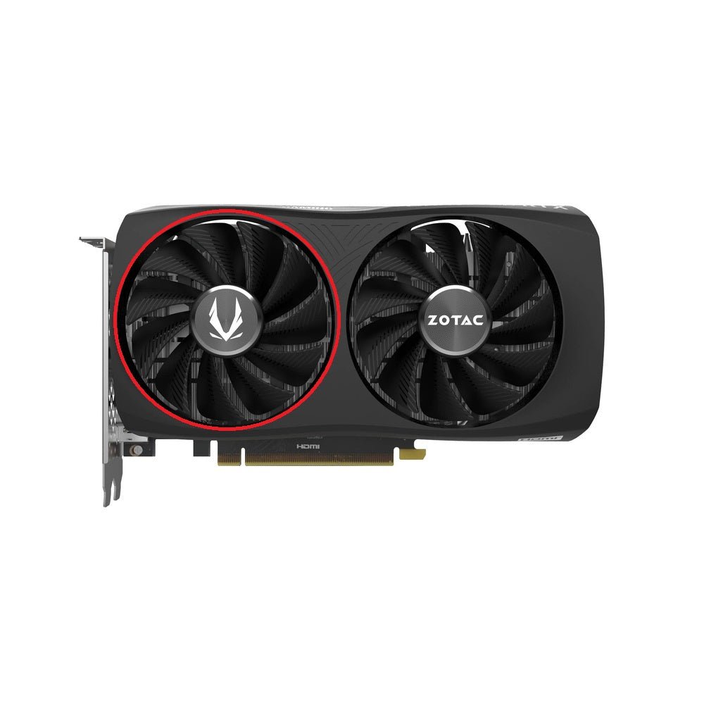 ZOTAC GAMING GeForce RTX 4060, 4060Ti, 4070, 4070 Super Twin Edge Fan Replacement