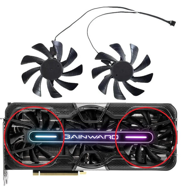 Gainward GeForce RTX 3070, 3080, 3090 Phantom GS Fan Replacement